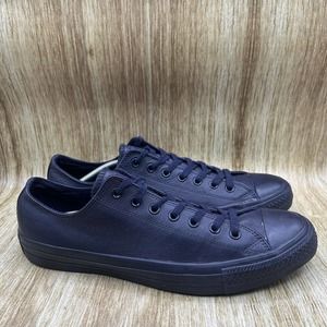 Converse Shoes Converse Chuck Taylor All Star Blue Leather Low